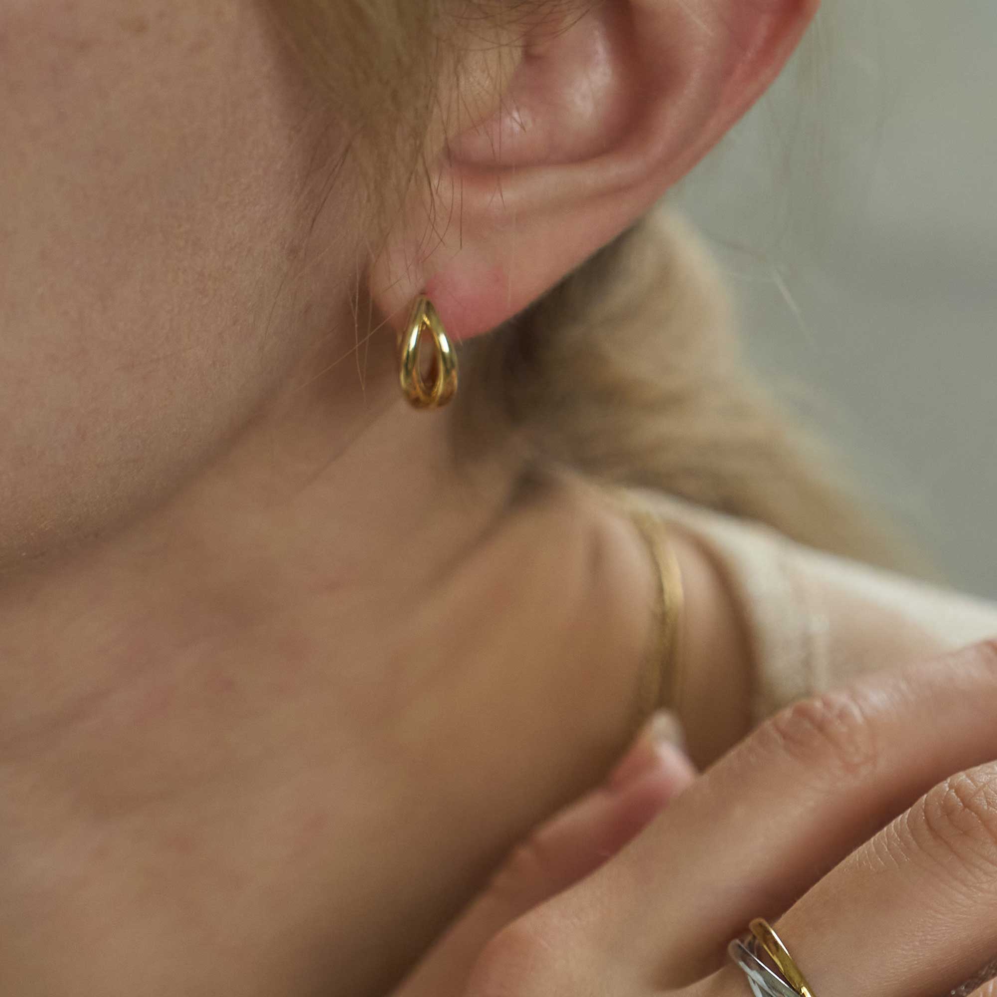 Layer pierced