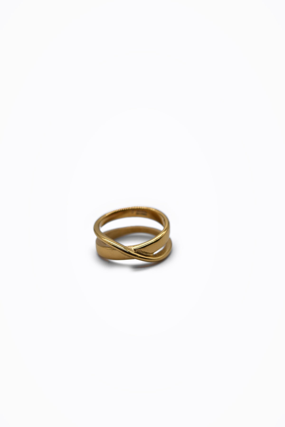 Twist Line Pinky Ring ゴールド